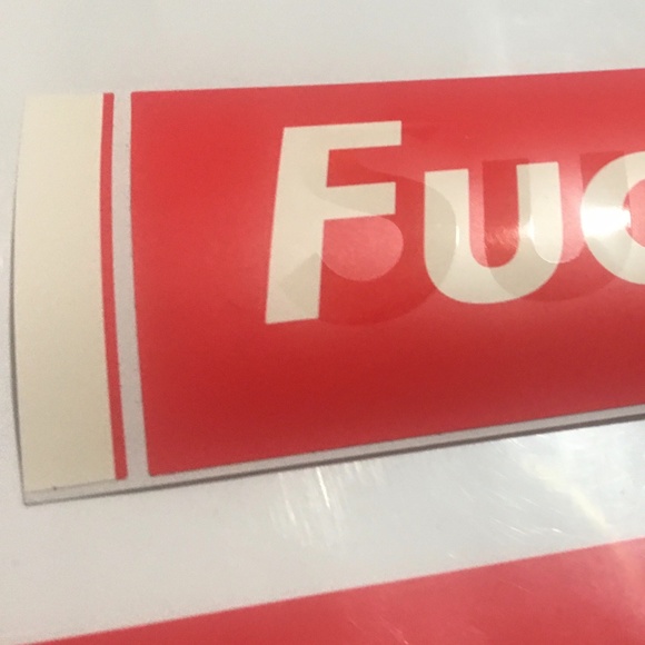 Supreme F Bush Box Logo Sticker - Picture 2 of 5